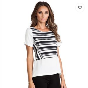 Anthropologie Ella Moss Annika tee beige size xs